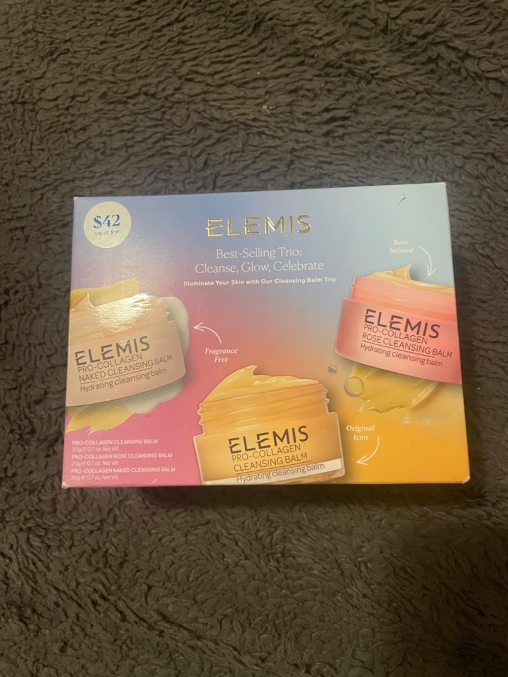 ELEMIS Pro-Collagen Cleansing Set — Pink, Yellow, Cream